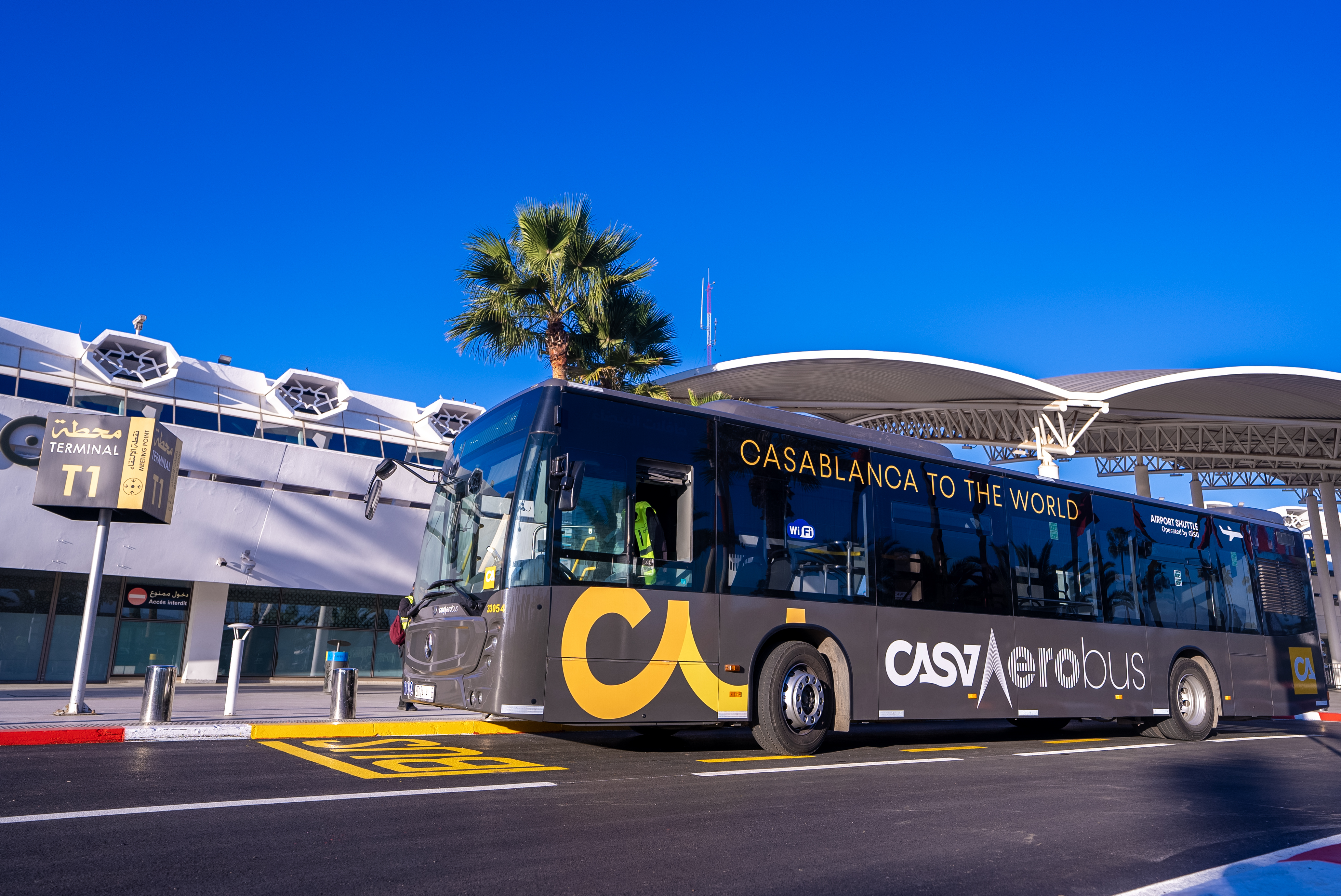 CAN 2025 : L’ONDA lance la navette Aérobus pour améliorer l’accès à l’aéroport Mohammed V